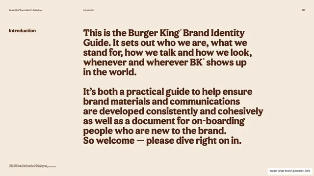 Introduction statement