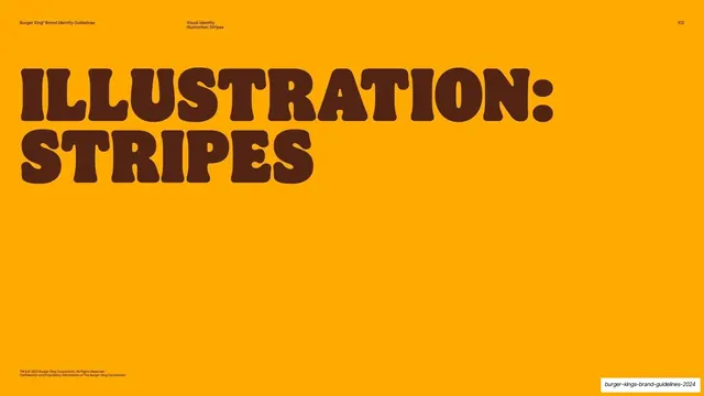 Illustration Stripes section divider