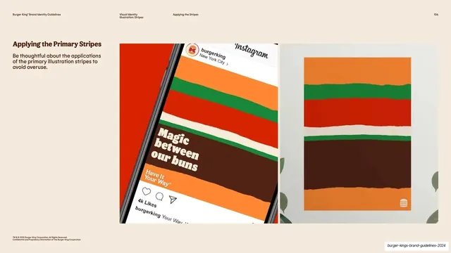 Applying the primary stripes mockups