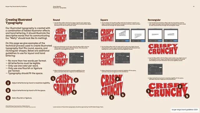 Creating illustrated typography process, editorial, technical, warm