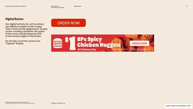 Digital button spec with banner mockup
