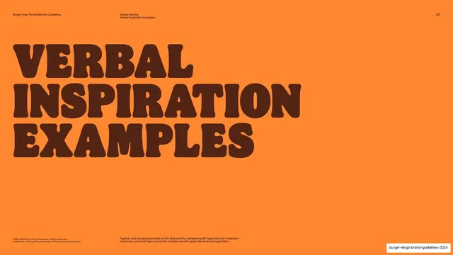 Verbal Inspiration Examples" orange section divider