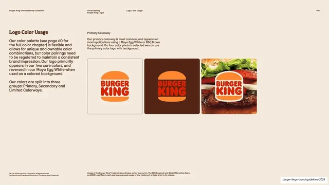 Primary colorway logo usage