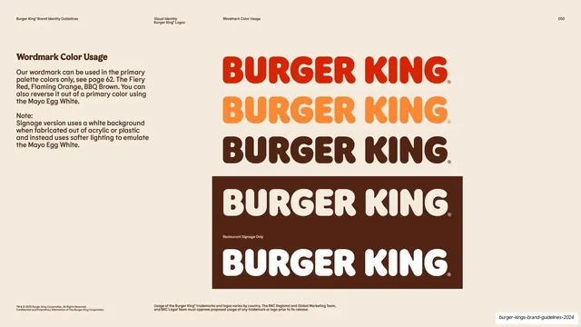 Wordmark color usage stack