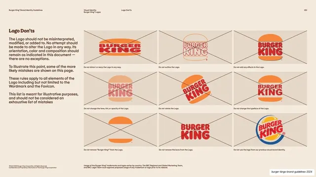 Logo don'ts nine-up grid