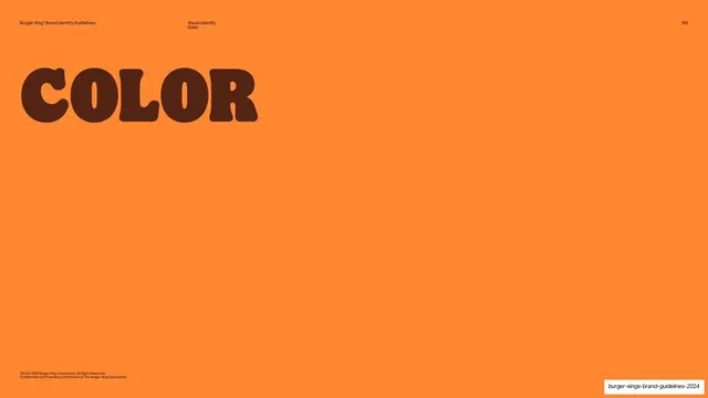 Color section divider