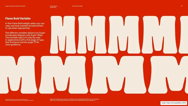 Flame Bold Variable letters