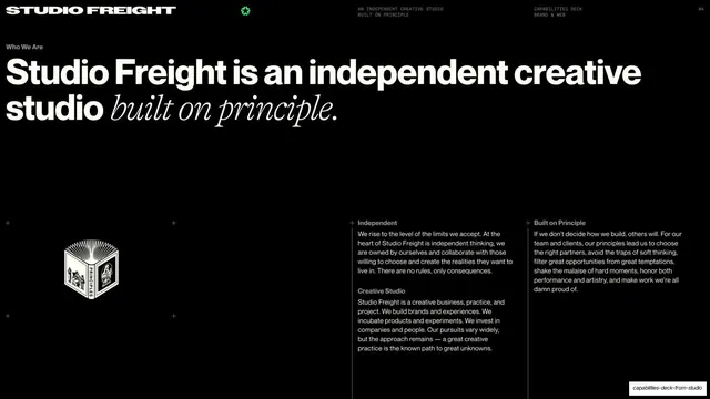 Who We Are statement and principles