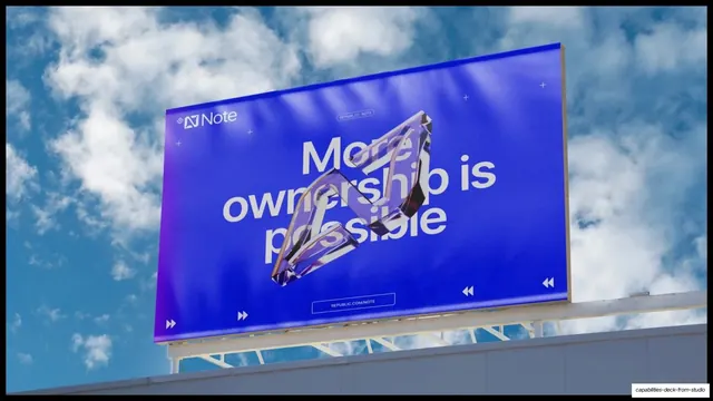 Republic Note billboard More ownership is possible