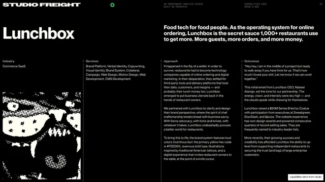 Lunchbox case study intro and overview