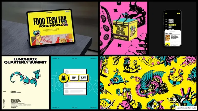 Lunchbox campaign assets web packaging posters