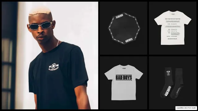 Bad Boys merch photography grid