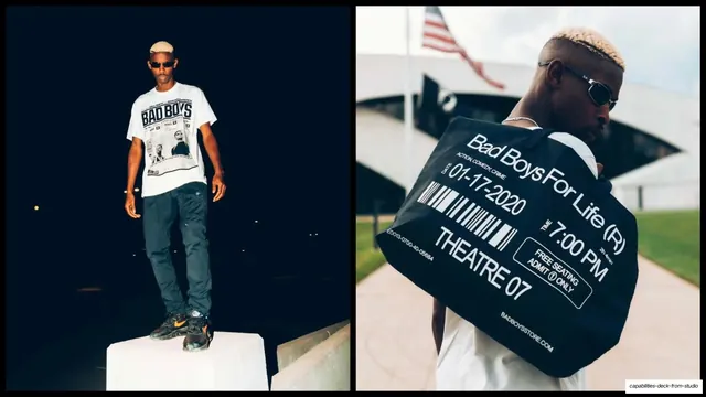 Bad Boys lifestyle stills pair (tee and tote)