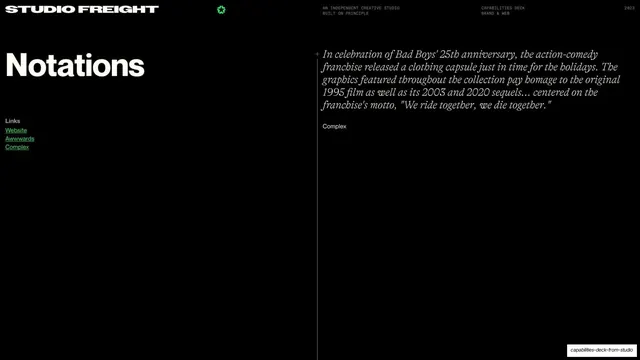 Bad Boys Notations testimonial (Complex)