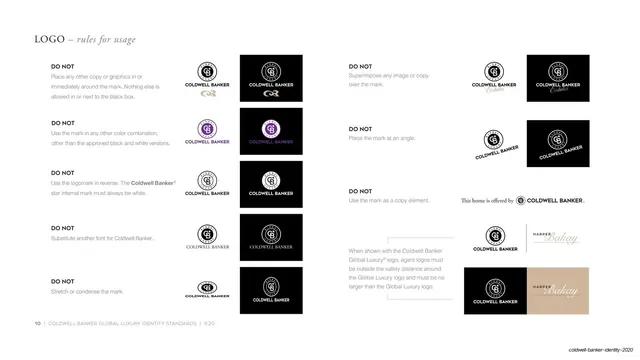 Logo rules for usage - do not grid, editorial, minimal, light