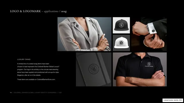 Logo applications - luxury swag