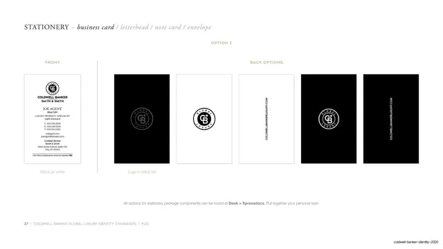 Business card option 2