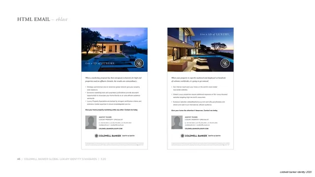 HTML email eblast templates