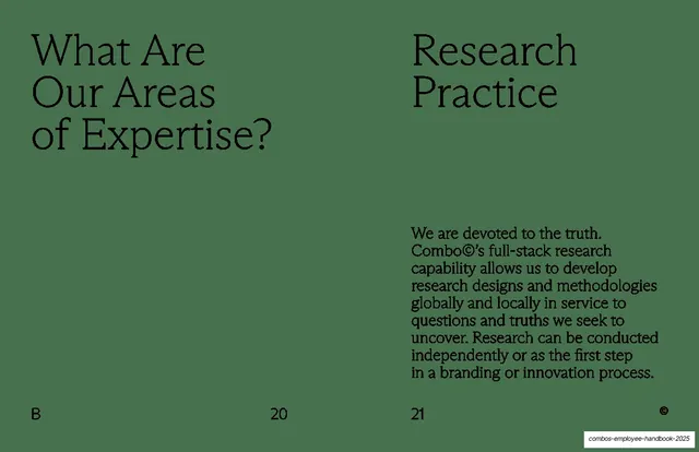 Areas of Expertise / Research Practice