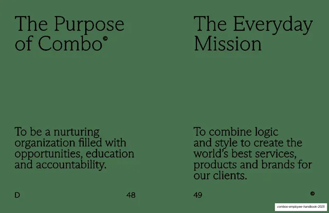 Purpose of Combo / Everyday Mission spread