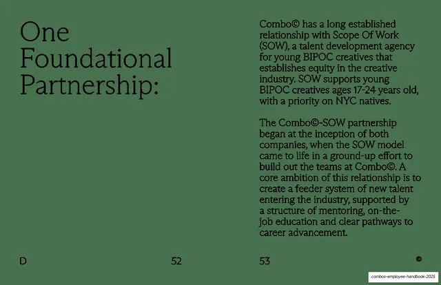 One Foundational Partnership spread