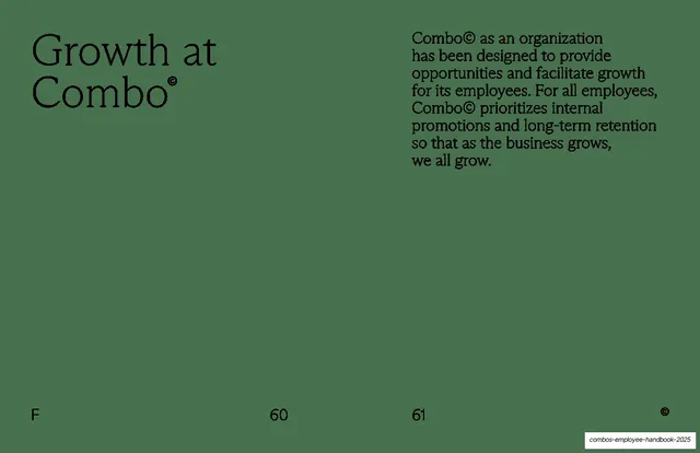 Growth at Combo spread