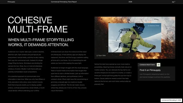 Cohesive Multi-Frame, editorial, dark-mode, dark