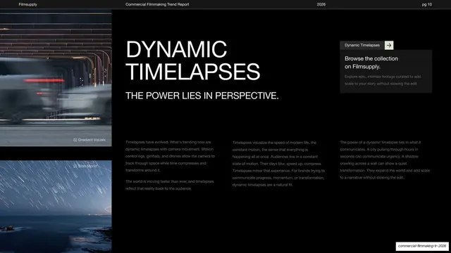 Dynamic Timelapses