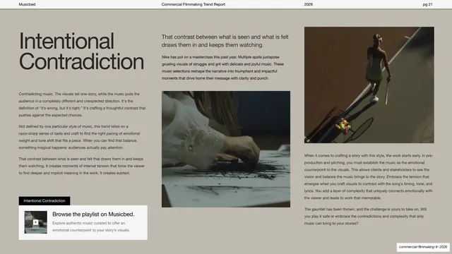 Intentional Contradiction spread