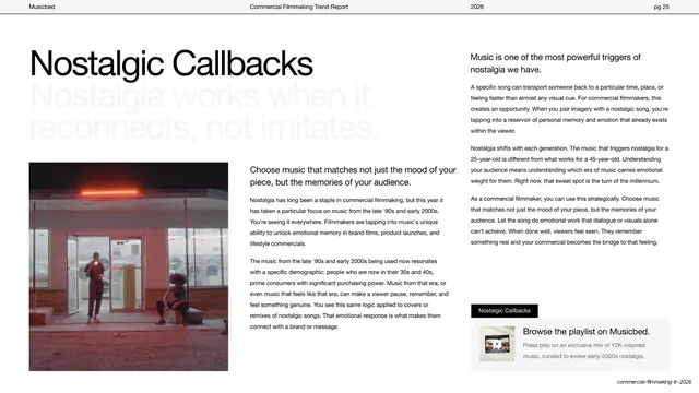 Nostalgic Callbacks spread