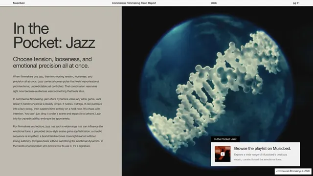 In the Pocket Jazz spread