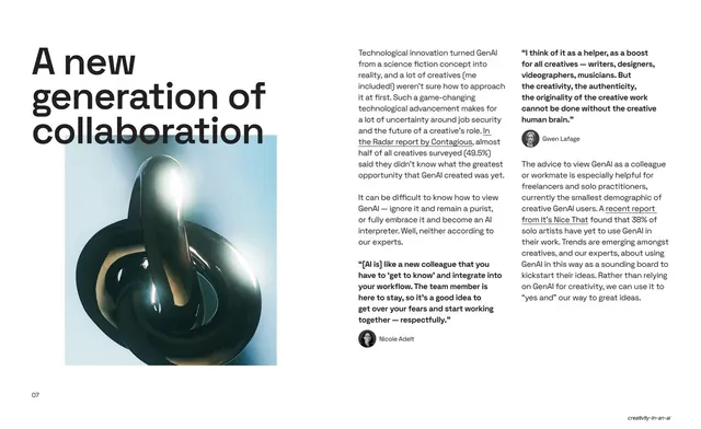 A new generation of collaboration, editorial, minimal, light