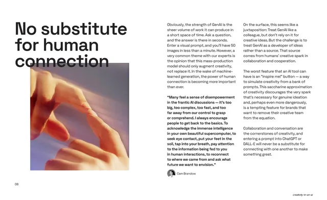 No substitute for human connection, editorial, minimal, light