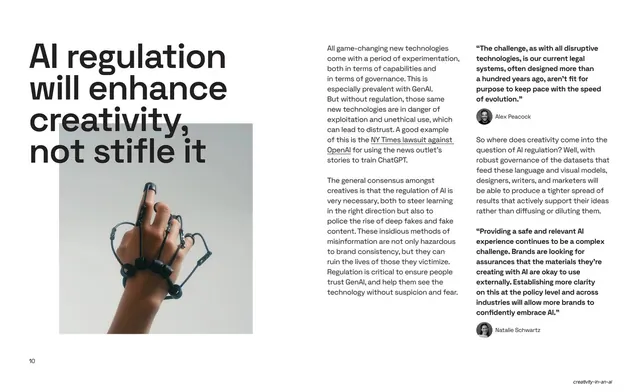 AI regulation will enhance creativity, not stifle it