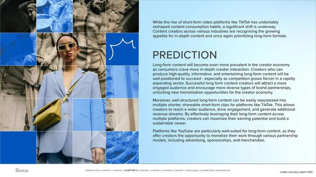 Long-form prediction spread