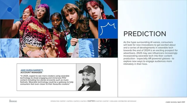 Wearable tech prediction spread