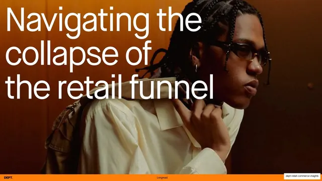 DEPT Retail Commerce Insights 2024, editorial, minimal, light