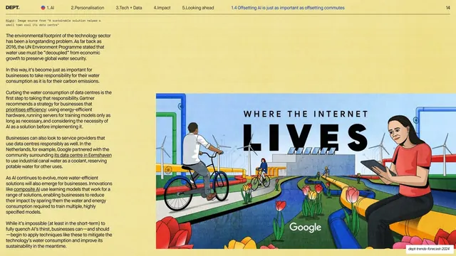 Where The Internet Lives body with Google illustration