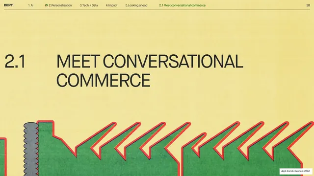 Sub-section 2.1 divider, Meet conversational commerce