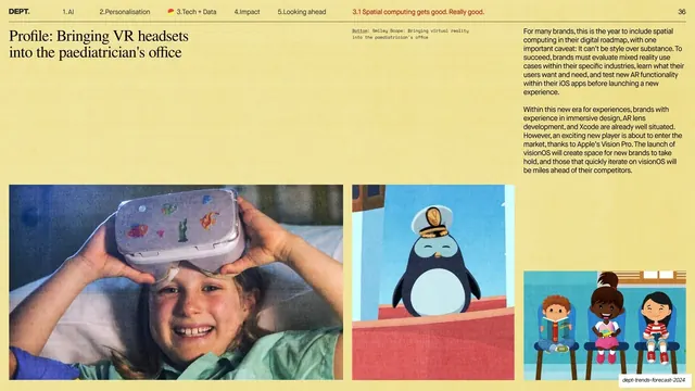 VR in the paediatrician's office profile