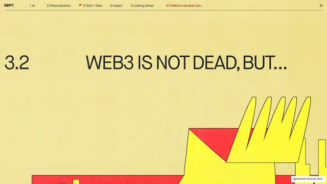 Web3 is not dead section divider