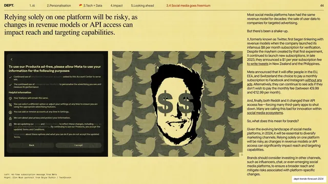 Diversify platforms Elon duotone portrait