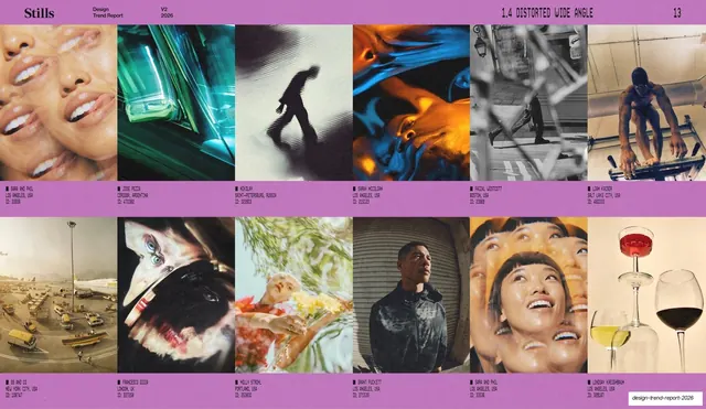 Distorted Wide Angle thumbnail grid