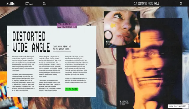 Distorted Wide Angle trend write-up