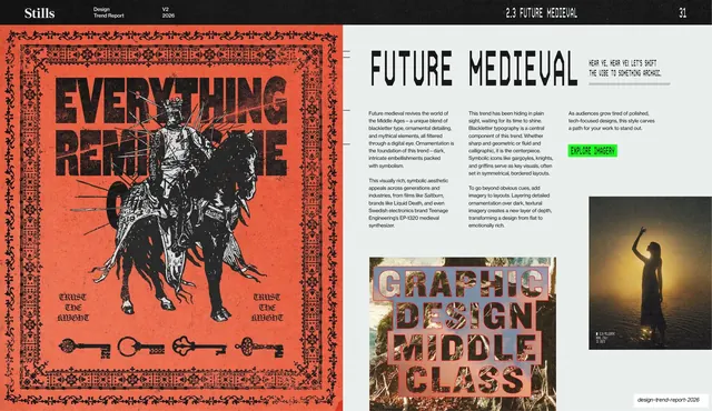 Future Medieval trend intro spread