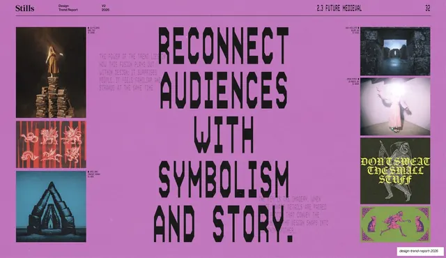 Future Medieval symbolism quote spread