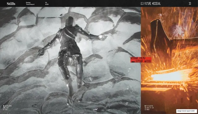 Future Medieval knight and forge spread