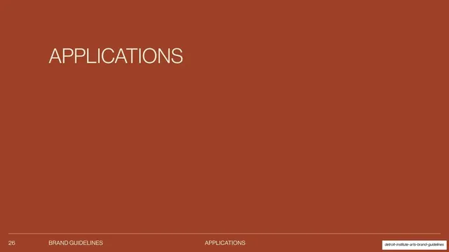Applications section divider