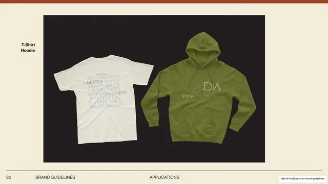 DIA t-shirt and hoodie merch