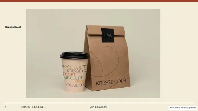 DIA Kresge Court food packaging, editorial, minimal, light